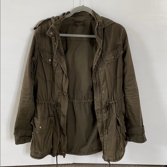 Talula by Aritzia Hooded Utility Jacket - Picture 1 of 5
